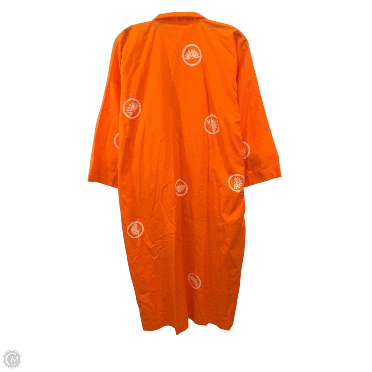 Swimwear Cover-up By JIGGY JIG In Orange & White, Size: M