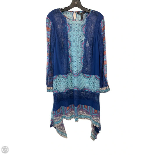Dress Casual Midi By Bcbgmaxazria In Multi-colored, Size: M