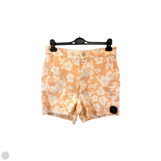 Shorts By Jachs Girlfirend In Orange & White, Size: M