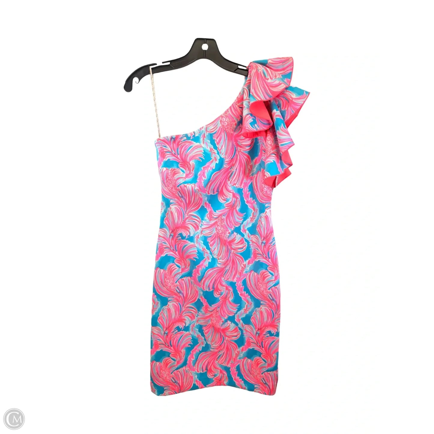 Dress Designer By Lilly Pulitzer In Blue & Pink, Size: Xs