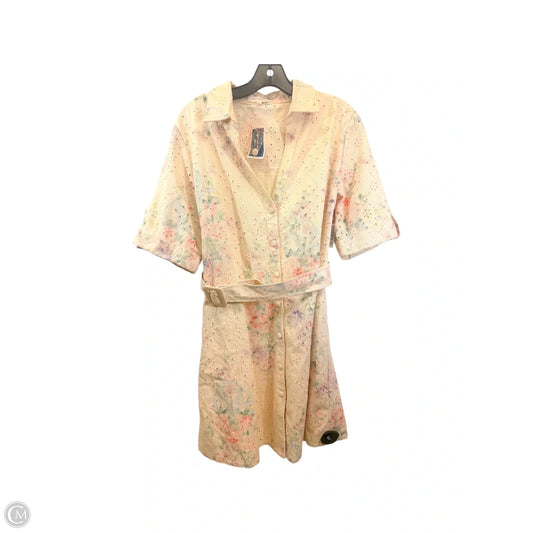 Dress Casual Short By Solitaire In Floral Print, Size: L