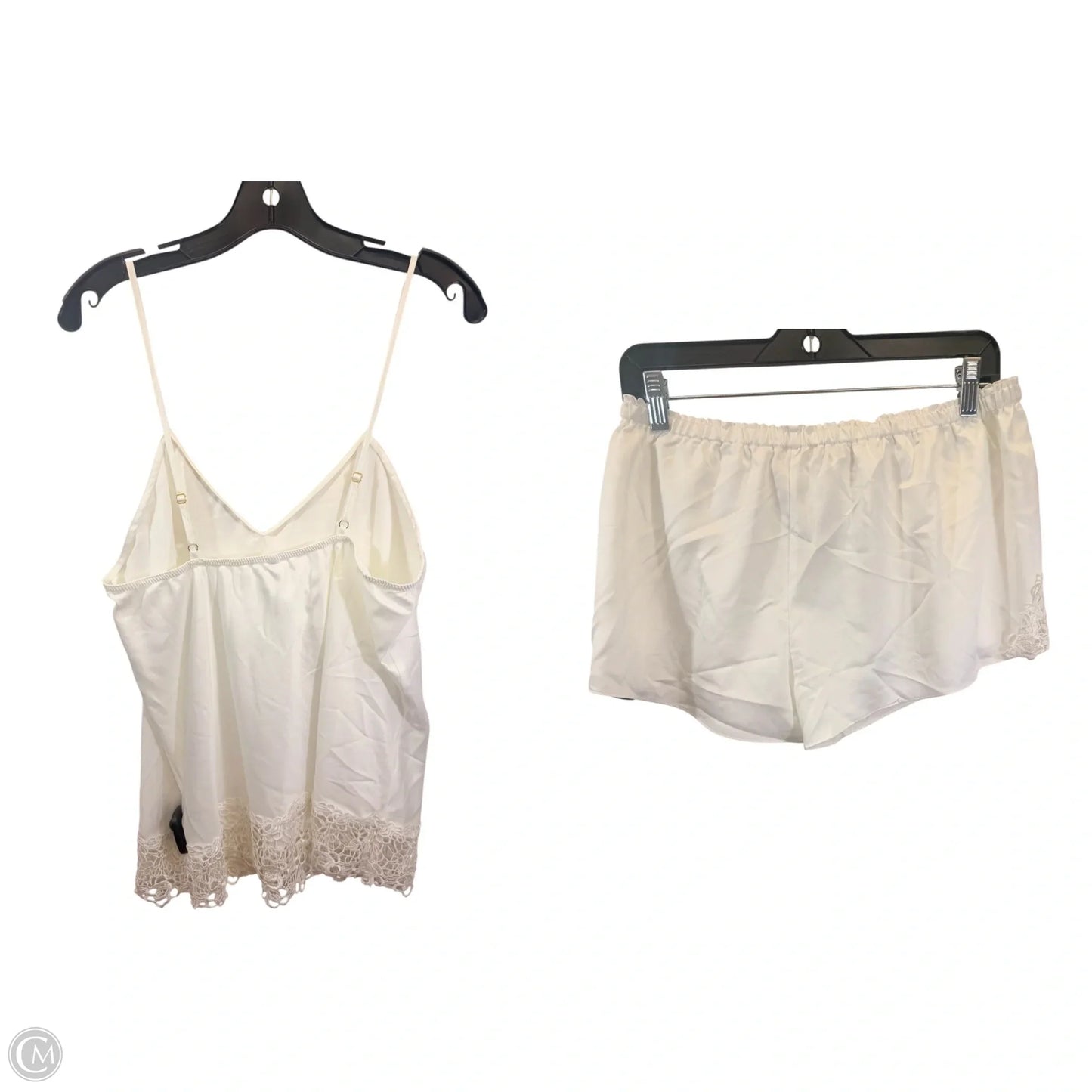 Pajamas 2pc By Flora Nikrooz In White, Size: L