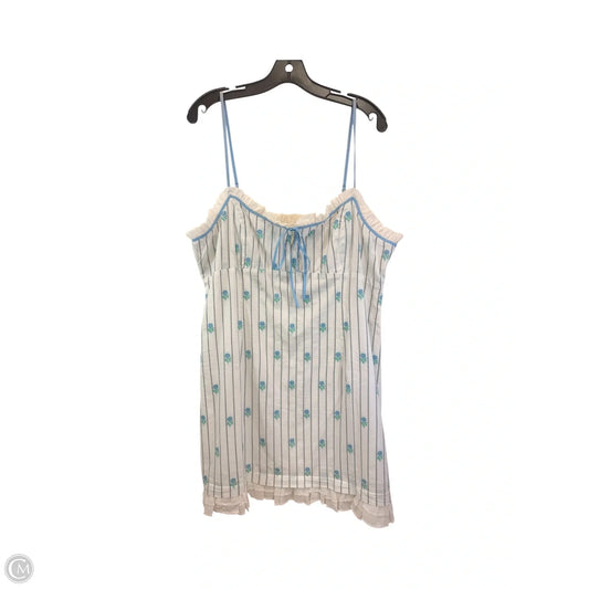 Dress Casual Short By Maeve In Blue & Green, Size: Xl