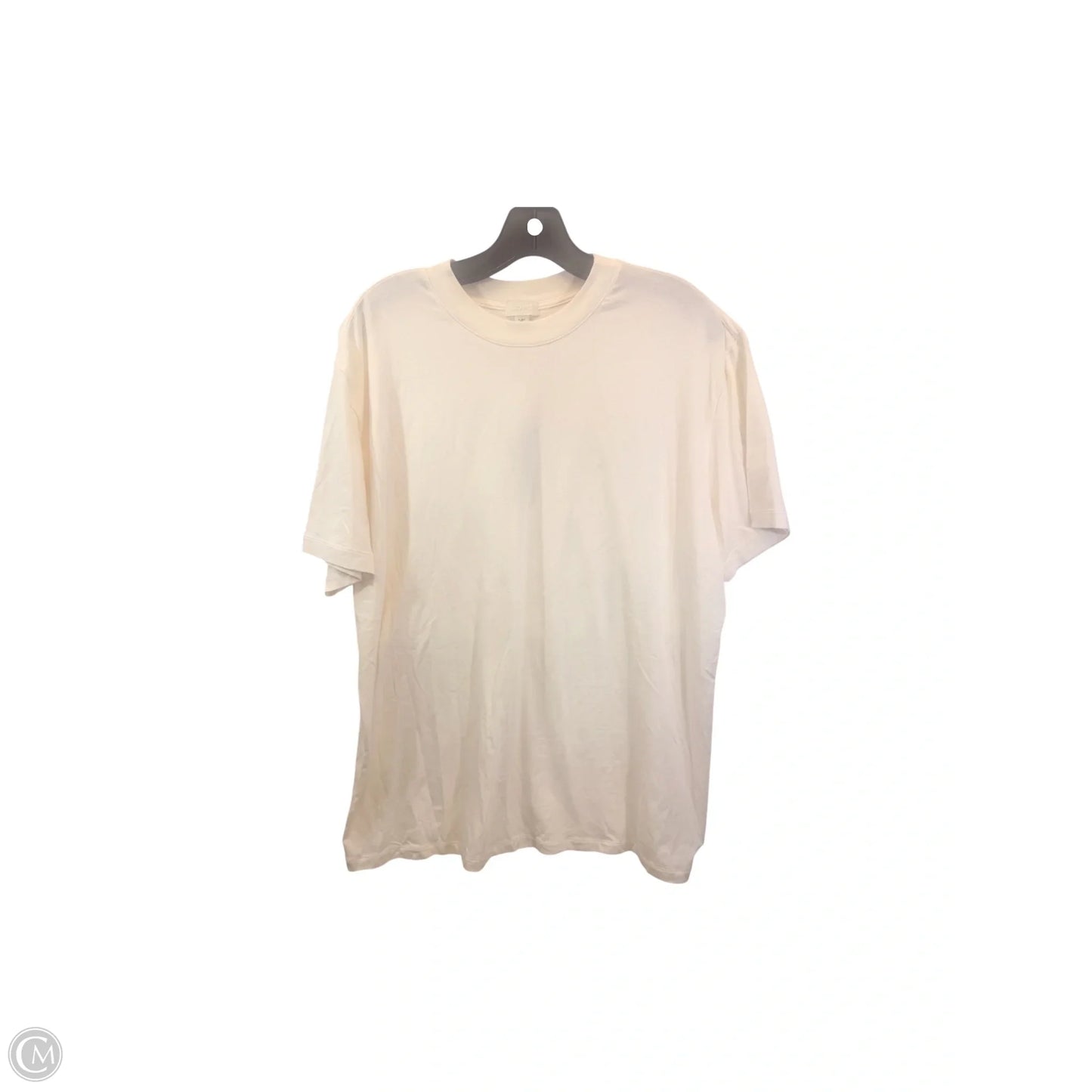 Top Short Sleeve Basic By Skims In Cream, Size: L