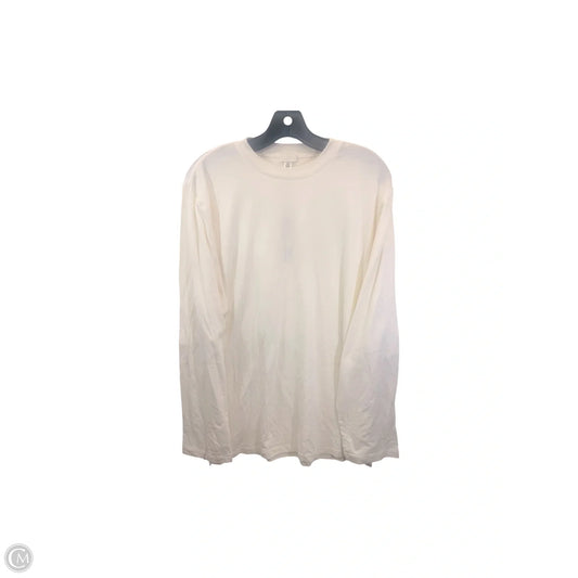 Top Long Sleeve Basic By Skims In Cream, Size: L