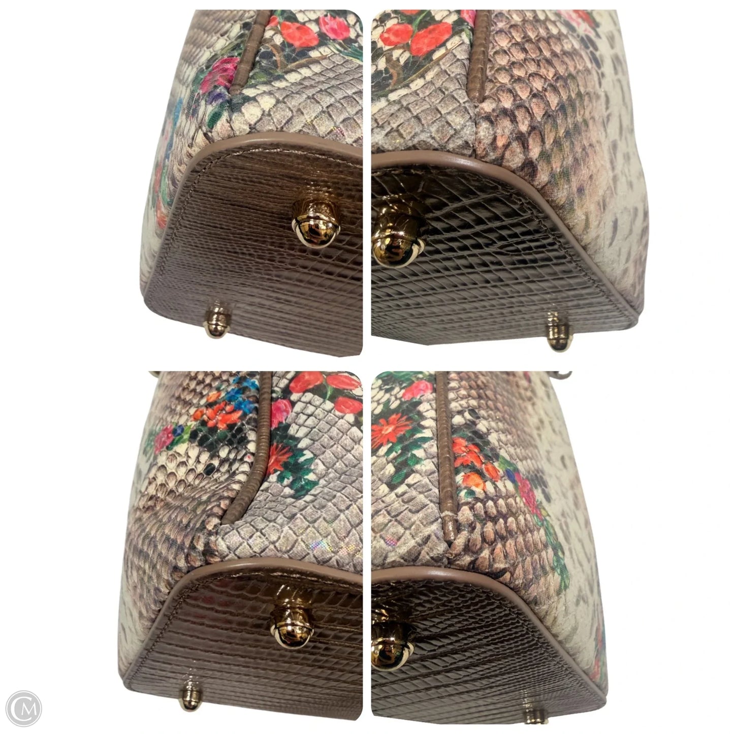 Handbag Designer By Brahmin, Size: Medium