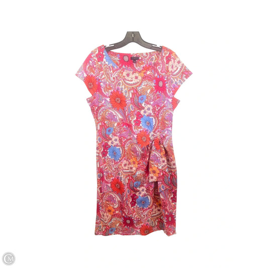 Dress Casual Midi By Talbots In Multi-colored, Size: Lp