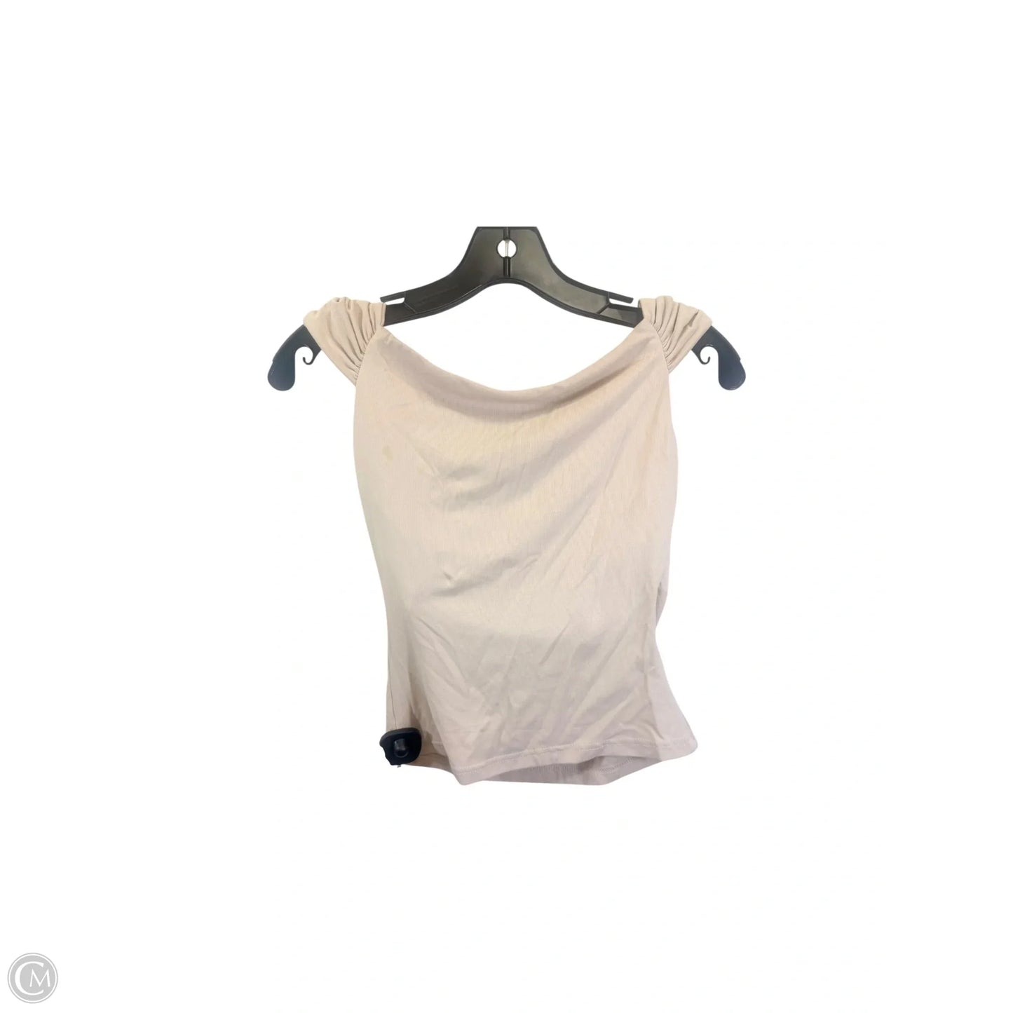 Top Short Sleeve By SkinKiss In Tan, Size: S