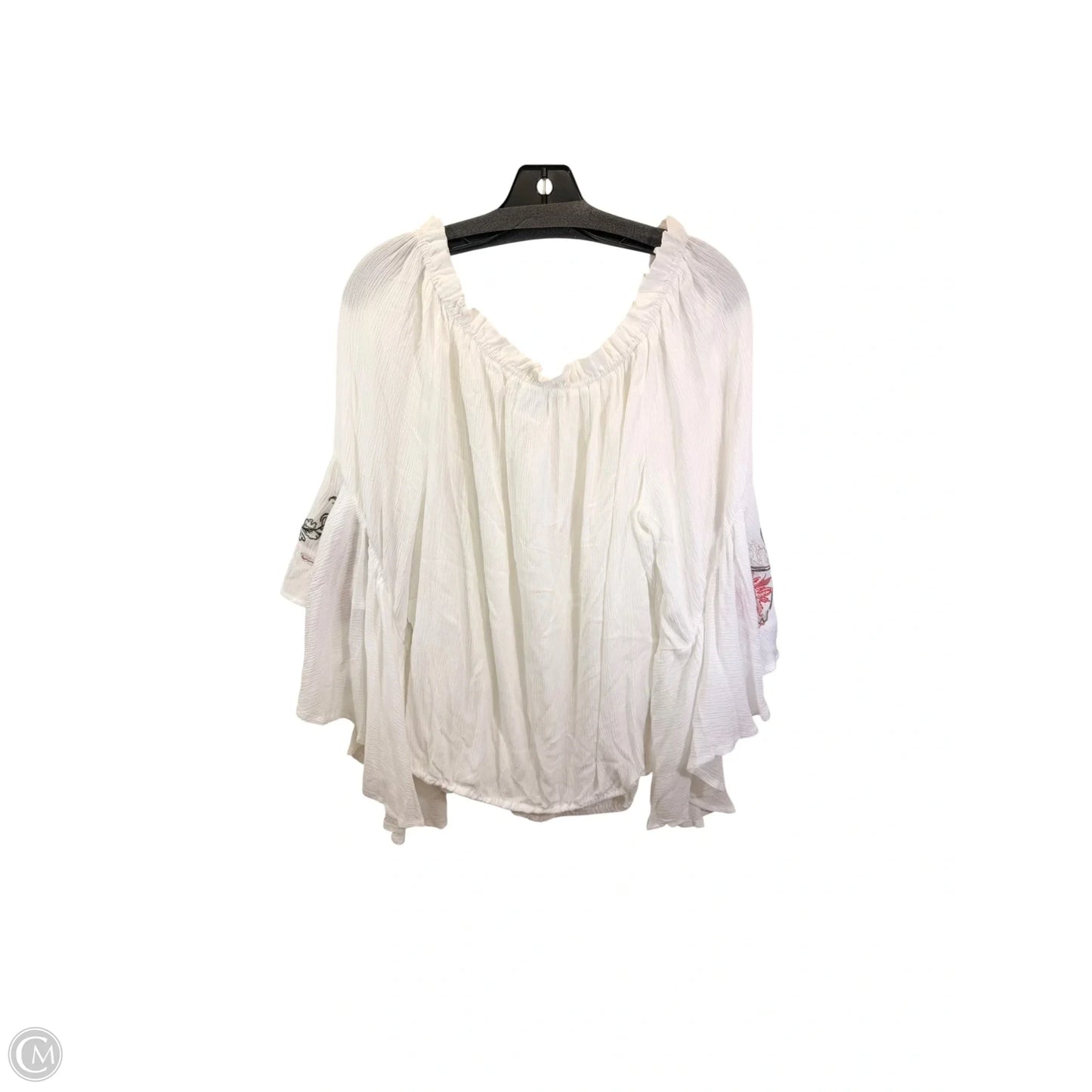Top Long Sleeve By New York And Co In White, Size: L