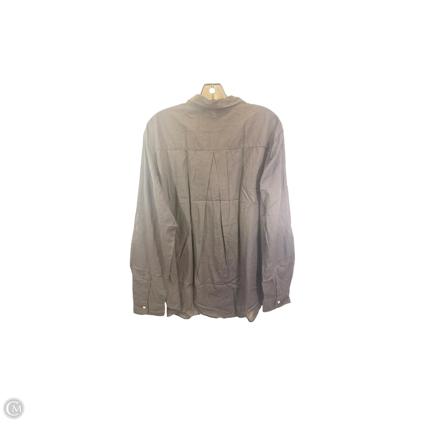 Top Long Sleeve By Grayson In Black, Size: Xl