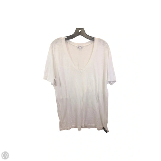Top Short Sleeve Basic By Splendid In White, Size: L