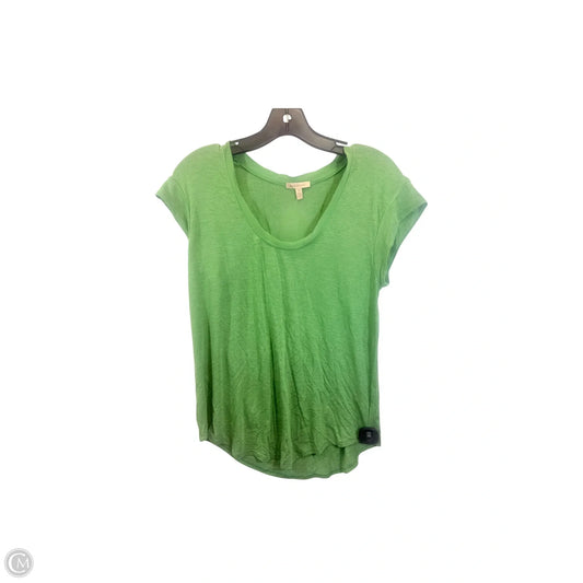 Top Short Sleeve By Bordeaux In Green, Size: L