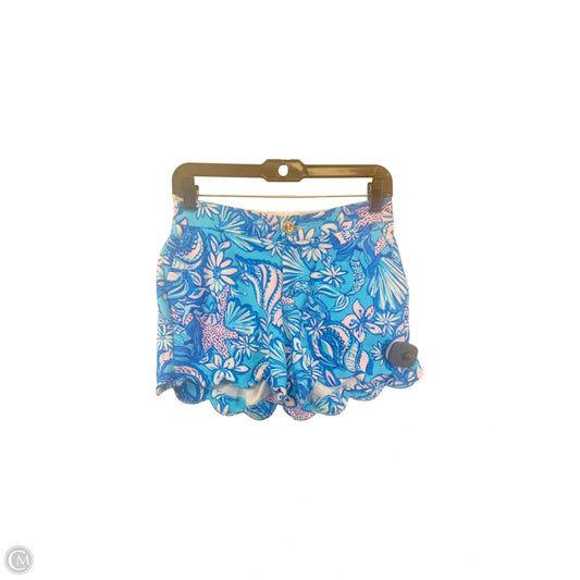 Shorts Designer By Lilly Pulitzer In Blue & Pink, Size: 4