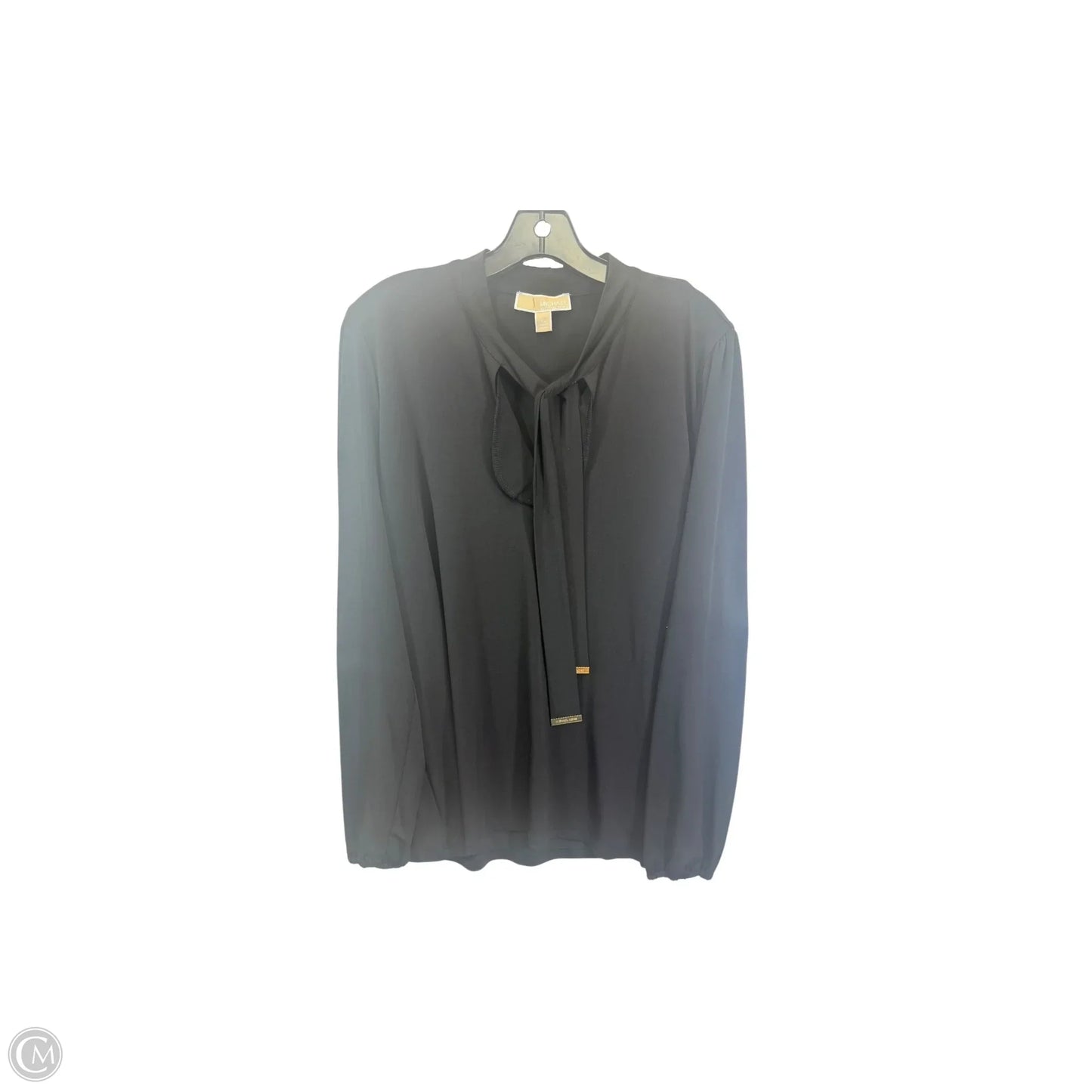 Top Long Sleeve By Michael By Michael Kors In Black, Size: Xl