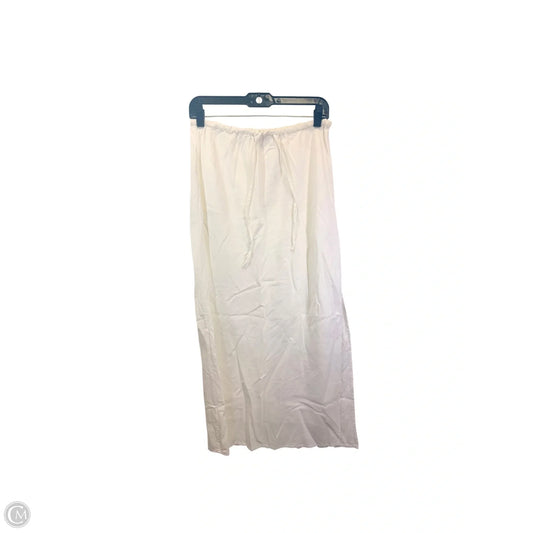 Skirt Maxi By Gap In White, Size: S