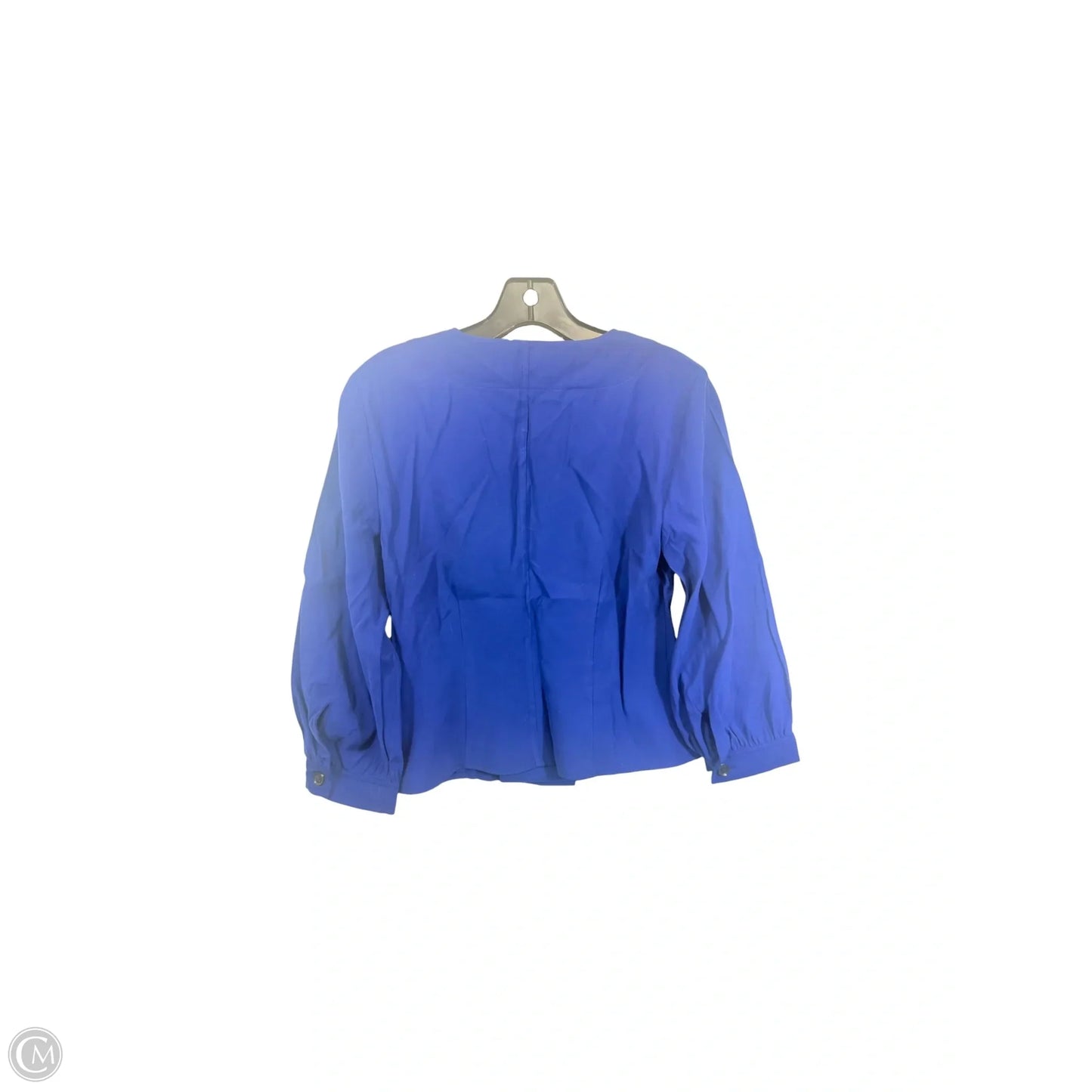 Top 3/4 Sleeve By Banana Republic In Blue, Size: S