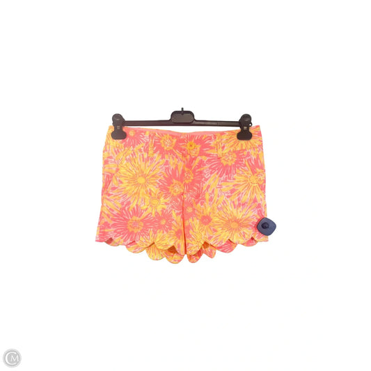 Shorts Designer By Lilly Pulitzer In Orange & Yellow, Size: 2