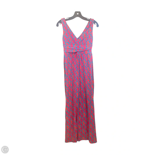 Dress Designer By Lilly Pulitzer In Blue & Pink, Size: Xs