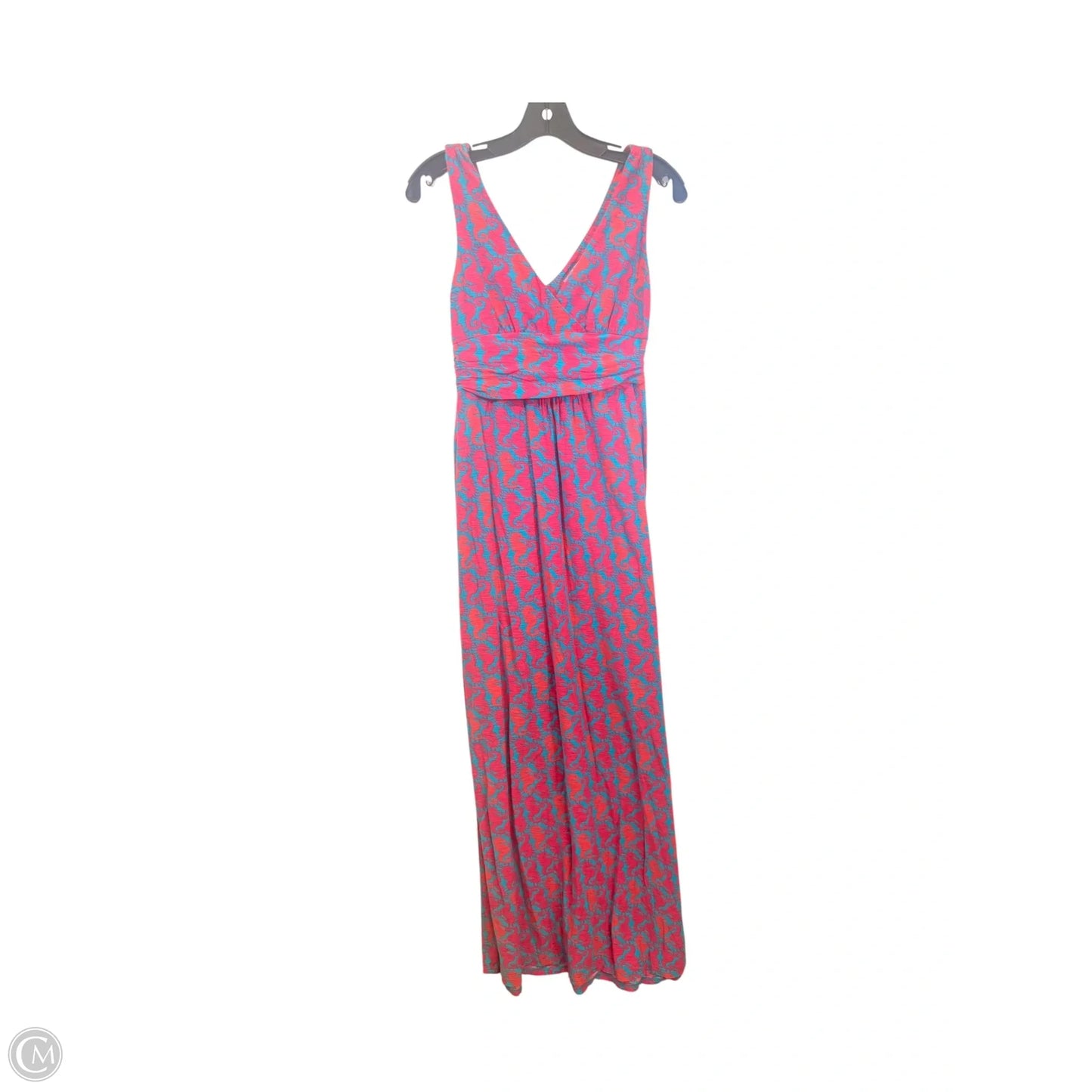 Dress Designer By Lilly Pulitzer In Blue & Pink, Size: Xs