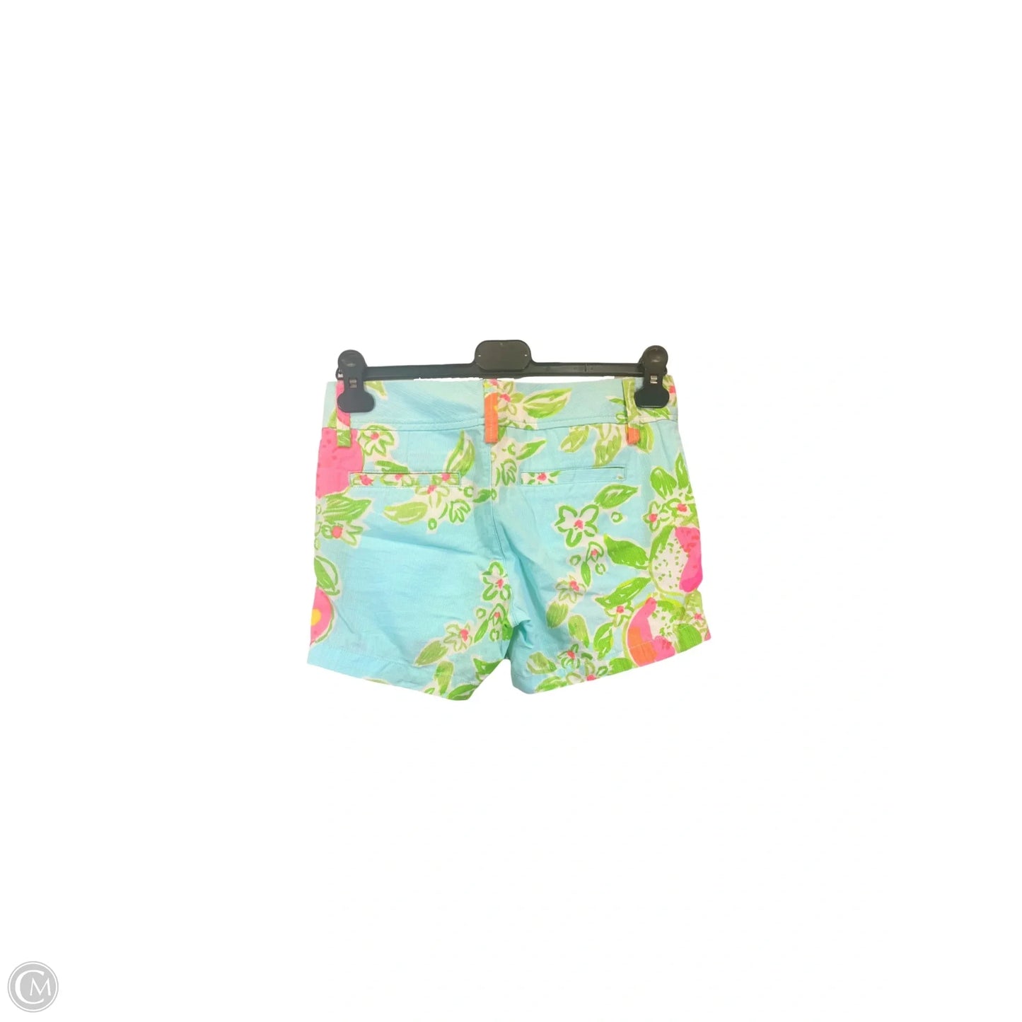 Shorts Designer By Lilly Pulitzer In Green & Pink, Size: 0
