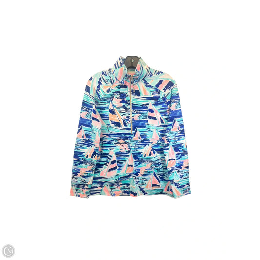Top Long Sleeve Designer By Lilly Pulitzer In Nautical Print, Size: Xs