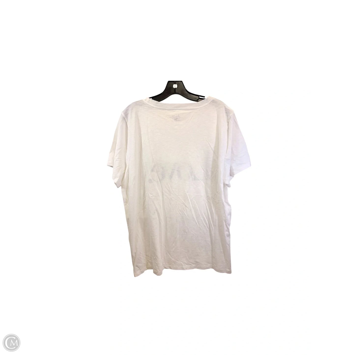 Top Short Sleeve Basic By J. Crew In White, Size: Xxl