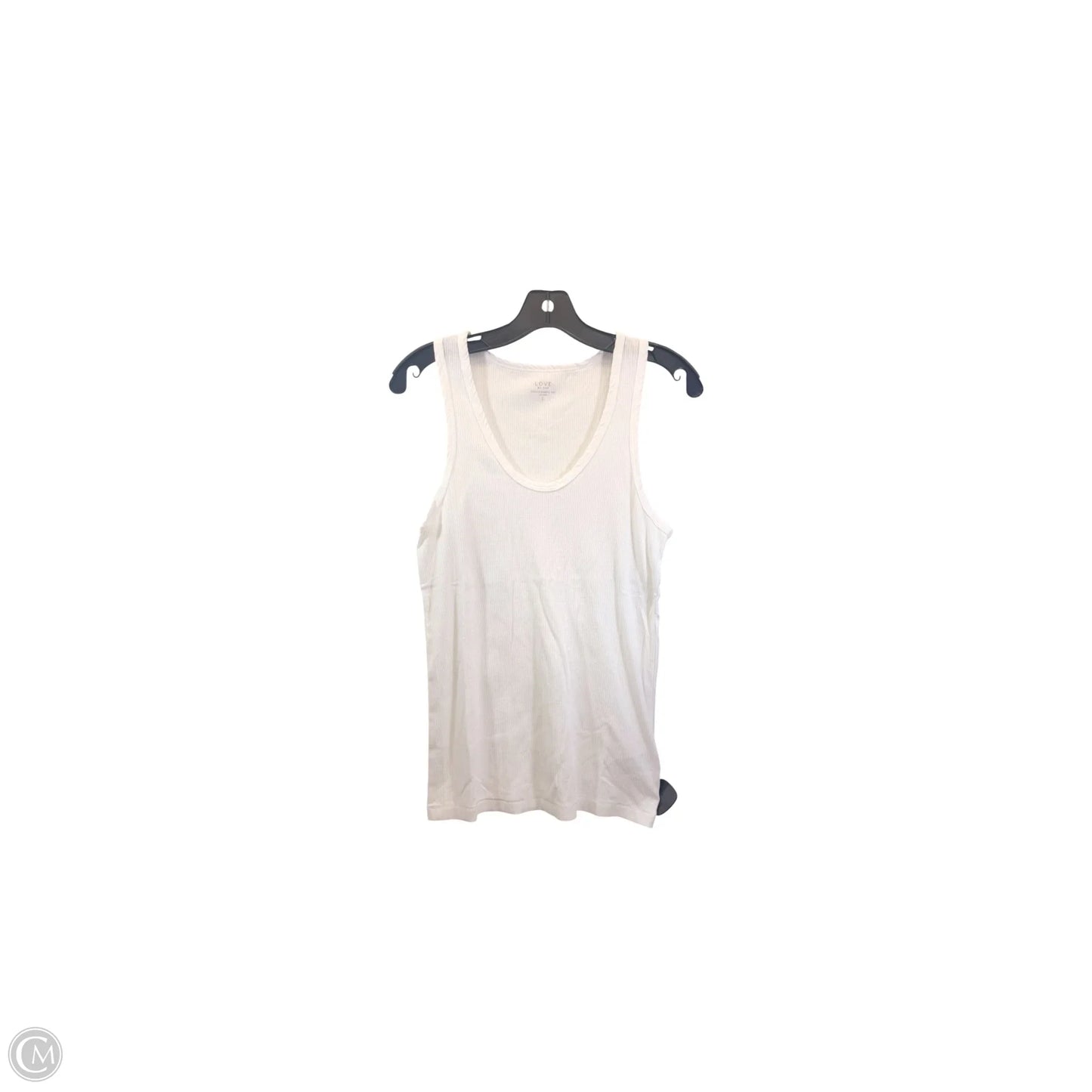 Tank Top By Gap In White, Size: L