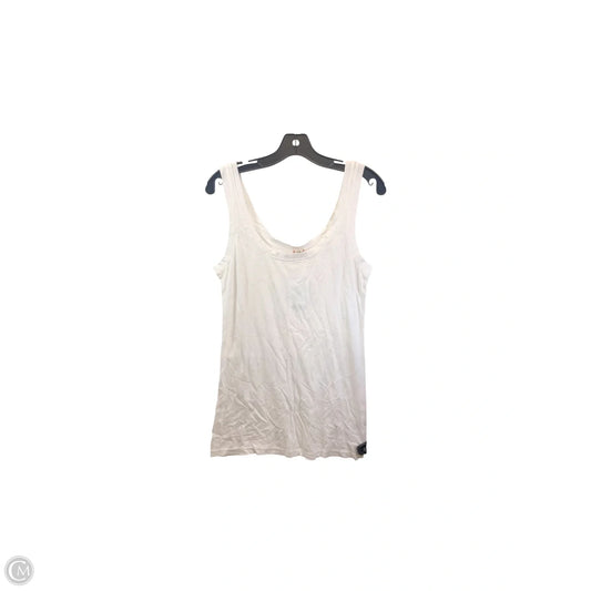 Tank Top By T.la In White, Size: L