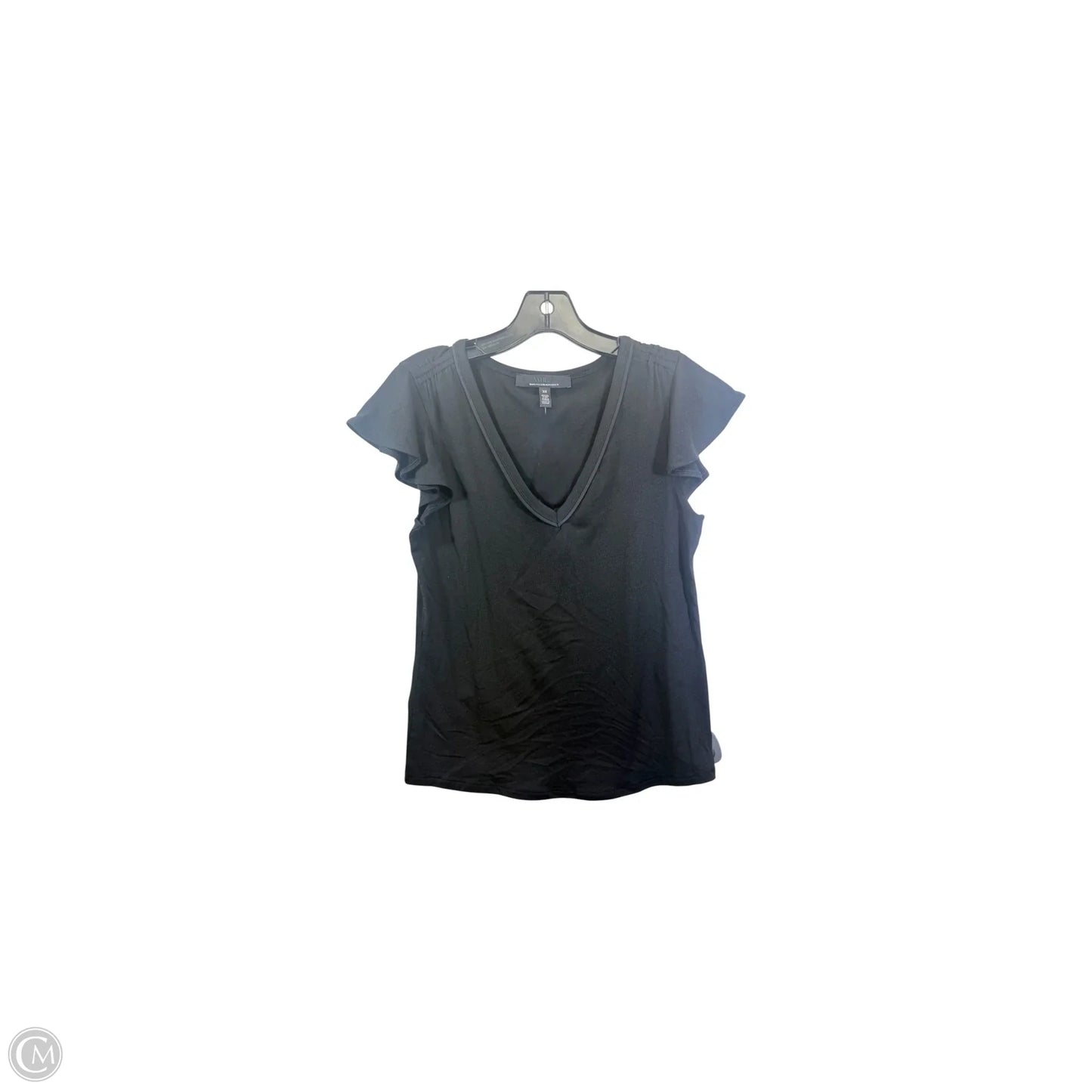 Top Short Sleeve By White House Black Market In Black, Size: Xs