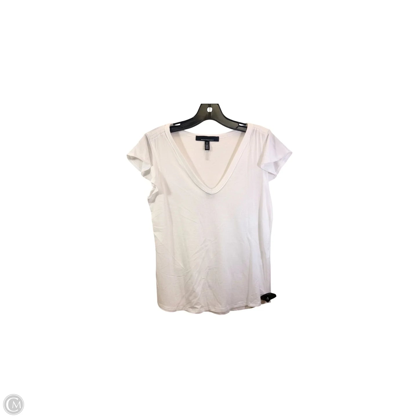 Top Short Sleeve By White House Black Market In White, Size: Xs