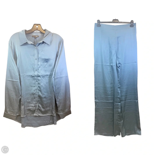 Pants Set 2pc By Fashion Nova In Blue, Size: L