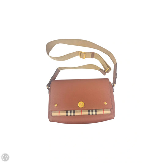 Crossbody Designer By Burberry, Size: Medium