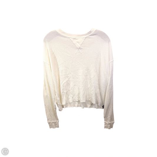 Top Long Sleeve Basic By J. Galt In Cream, Size: S