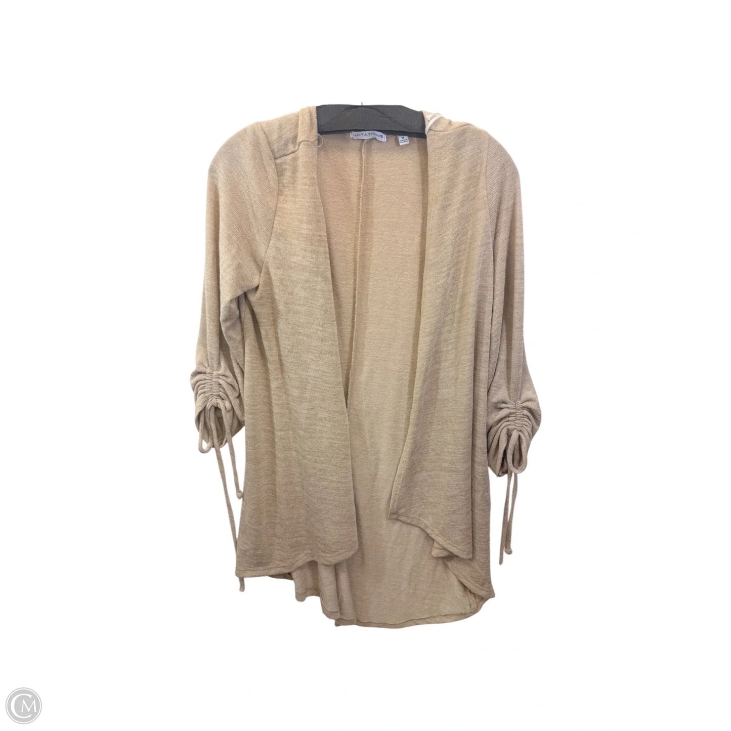 Cardigan By Notations In Tan, Size: M