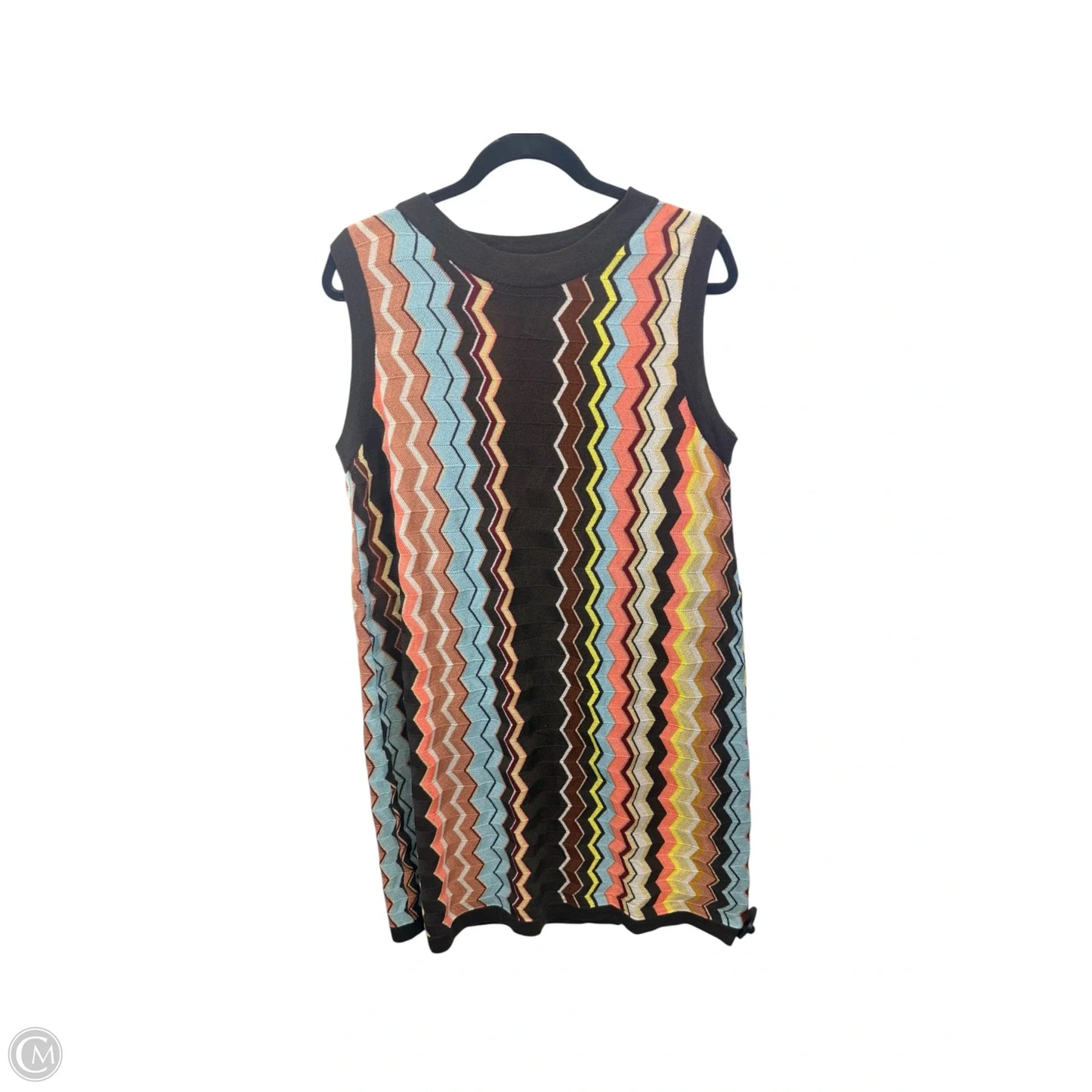 Dress Designer By Missoni In Brown & Pink, Size: Xl