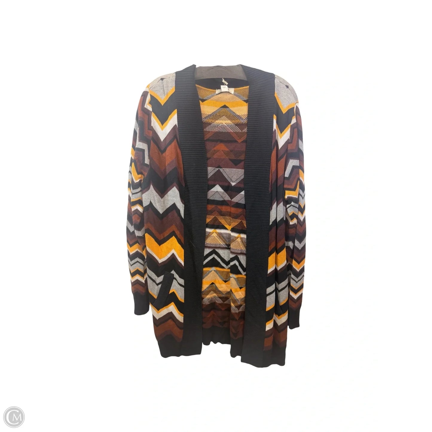 Capris Designer By Missoni In Black & Brown, Size: Xl