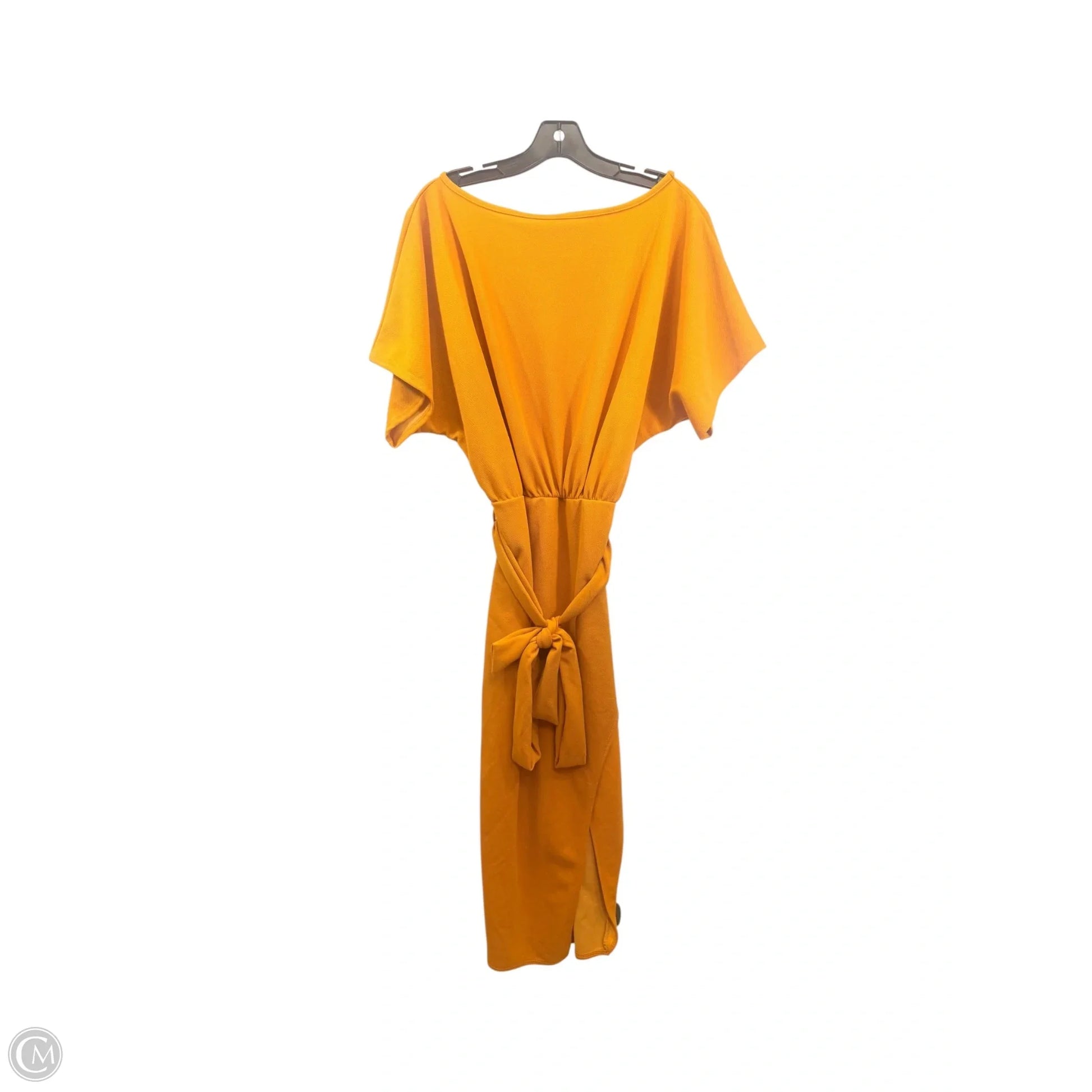Dress Casual Midi By Fashion Nova In Yellow, Size: M