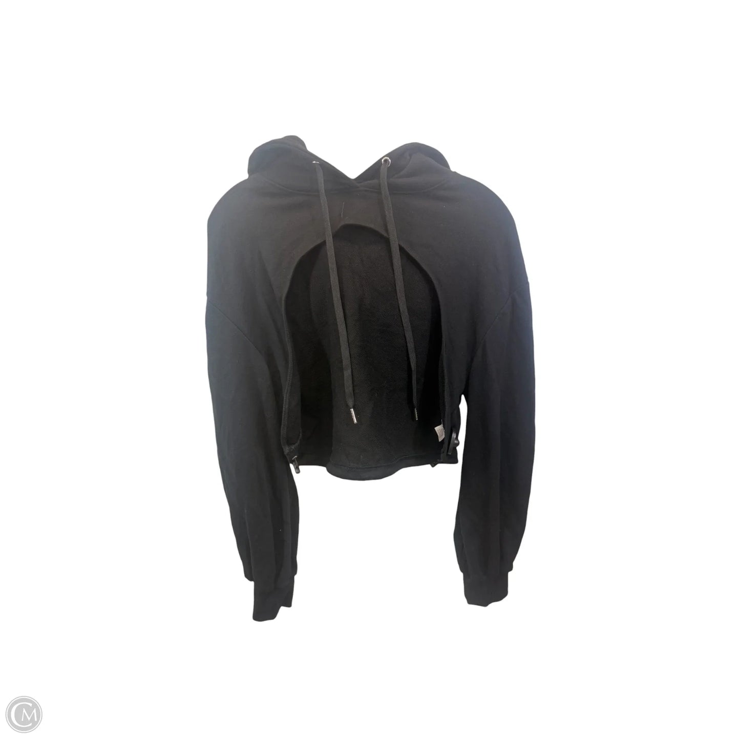 Athletic Top Long Sleeve Hoodie By Fashion Nova In Black, Size: 1x