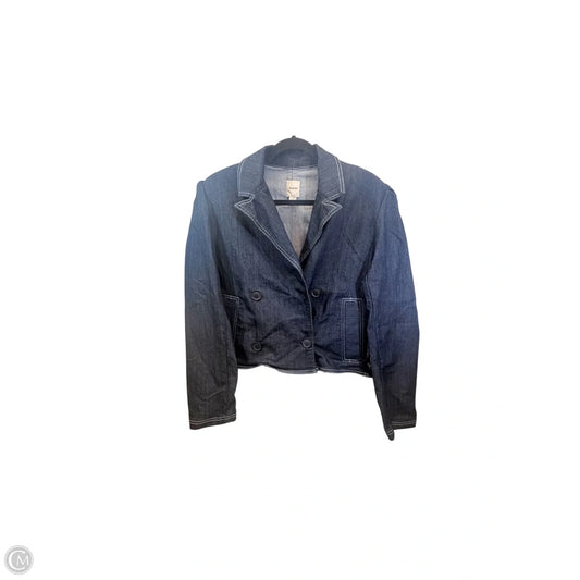 Blazer By Maeve In Blue Denim, Size: M