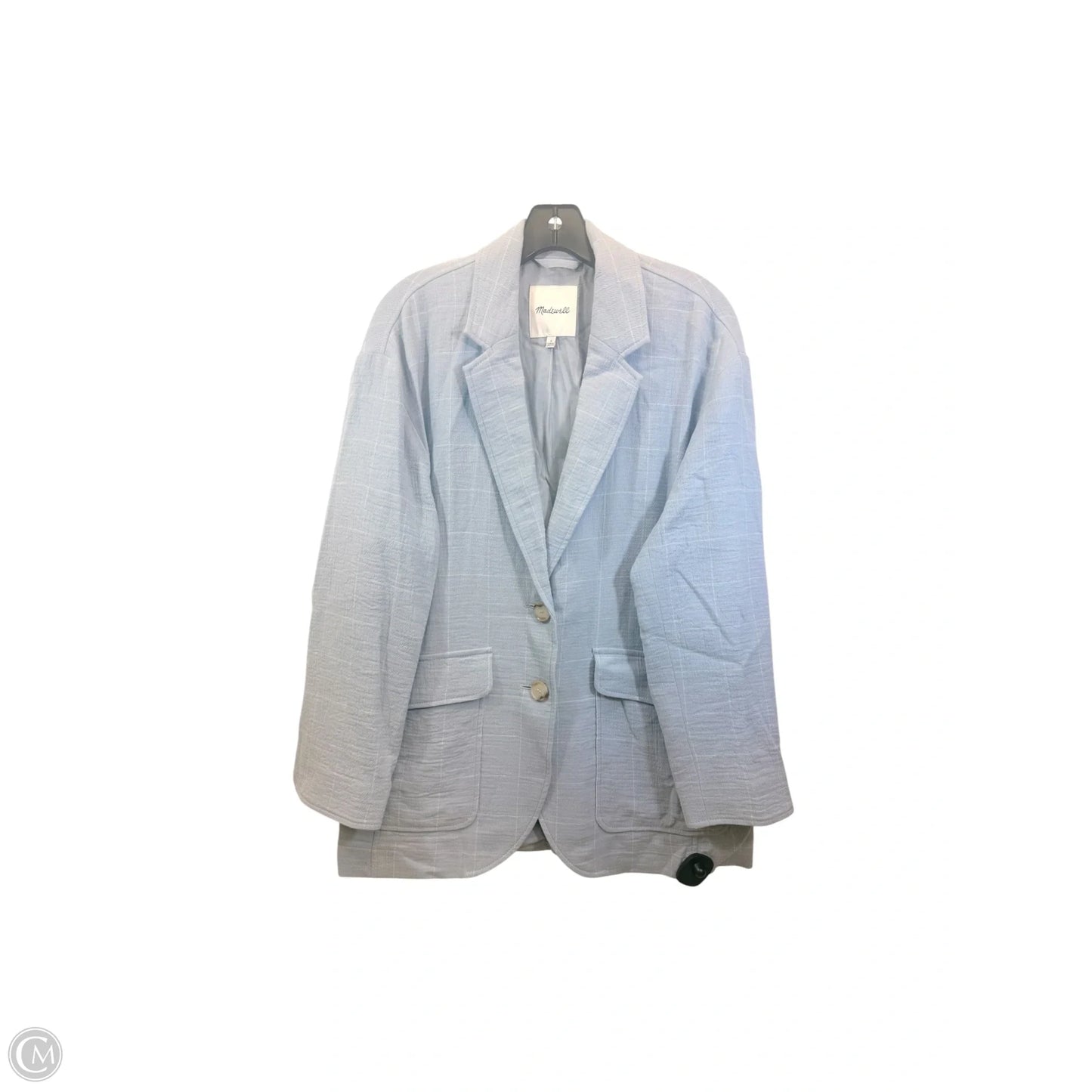 Blazer By Madewell In Blue & White, Size: M
