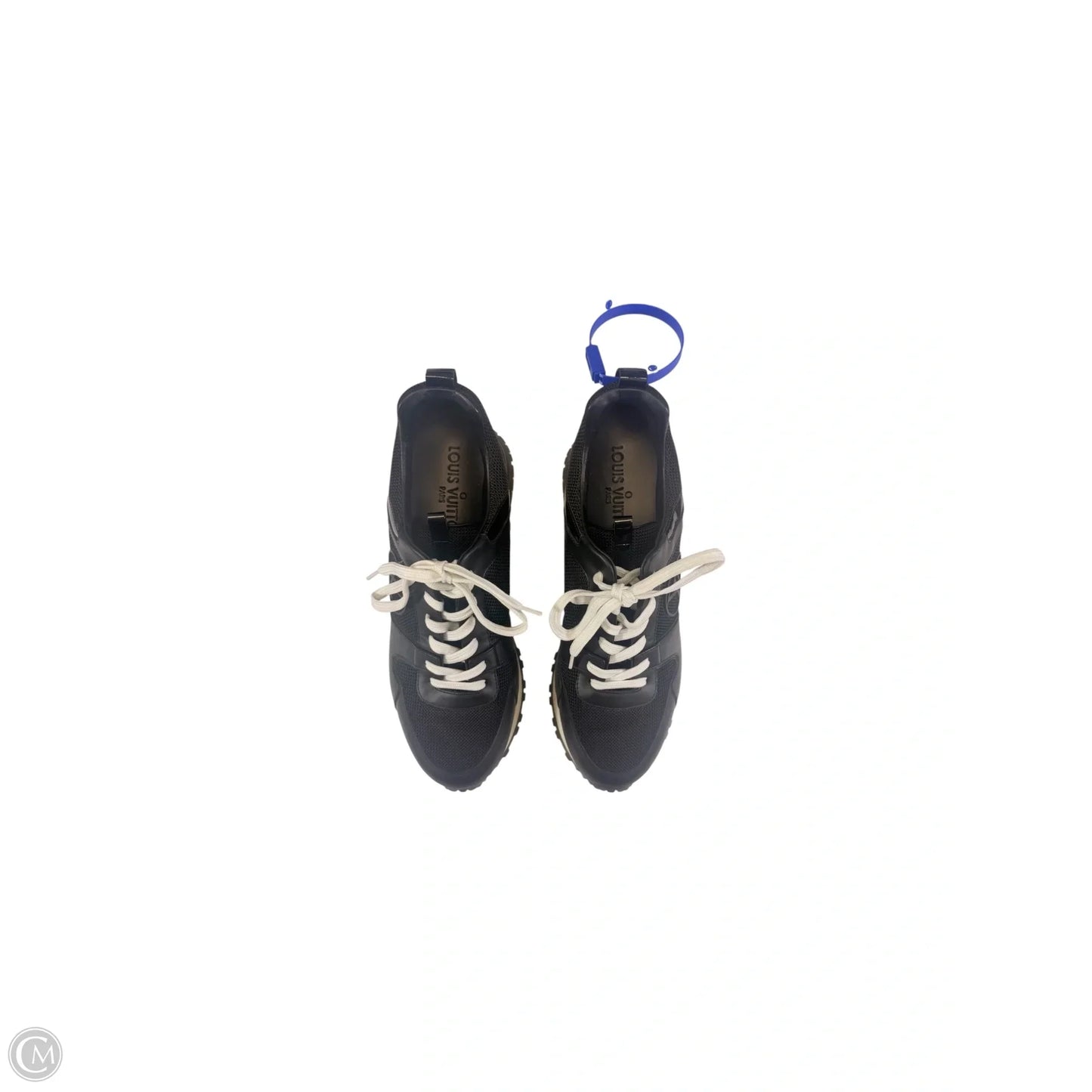 Shoes Luxury Designer By Louis Vuitton In Black & White, Size: 7