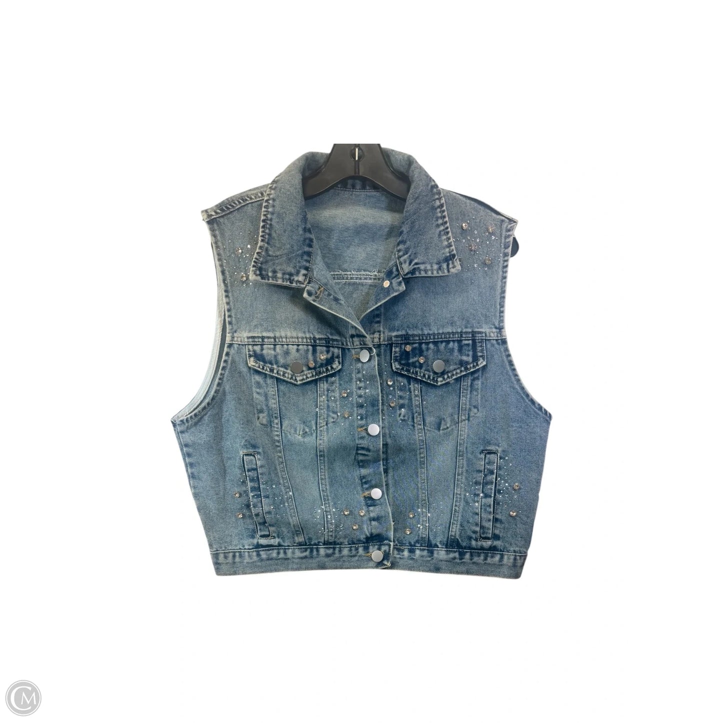Vest Other By Colarat In Blue Denim, Size: L