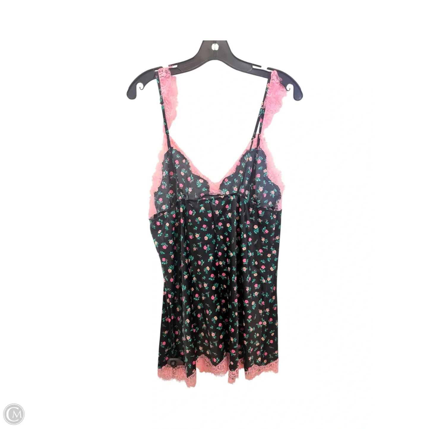 Nightgown By Betsey Johnson In Floral Print, Size: L