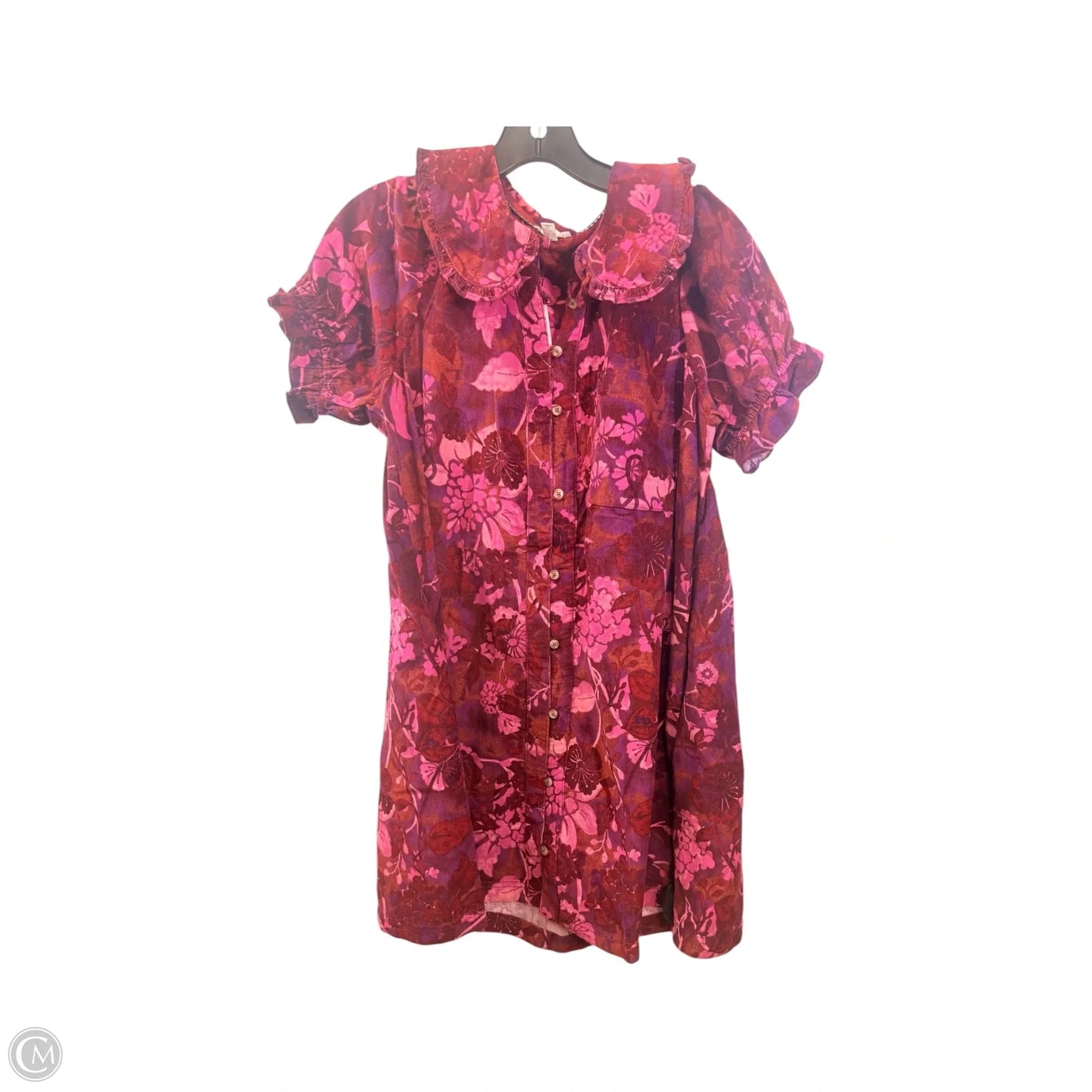 Dress Casual Midi By Pilcro In Pink & Red, Size: M