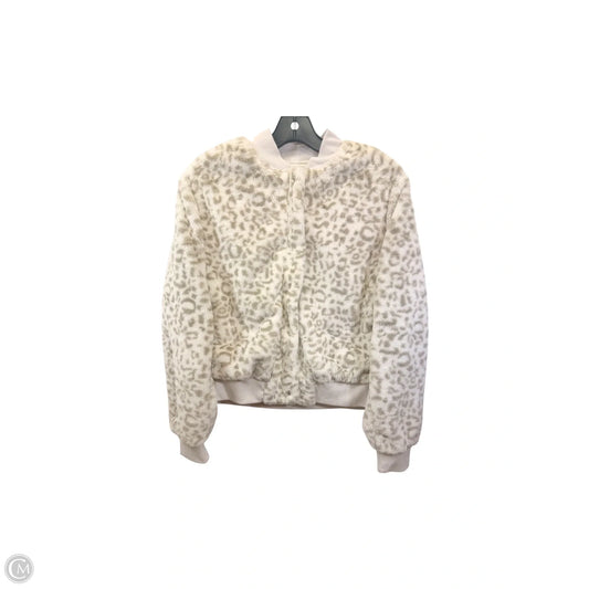 Jacket Faux Fur & Sherpa By Sanctuary In Animal Print, Size: S