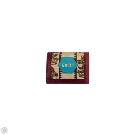 Wallet Luxury Designer By Gucci, Size: Small