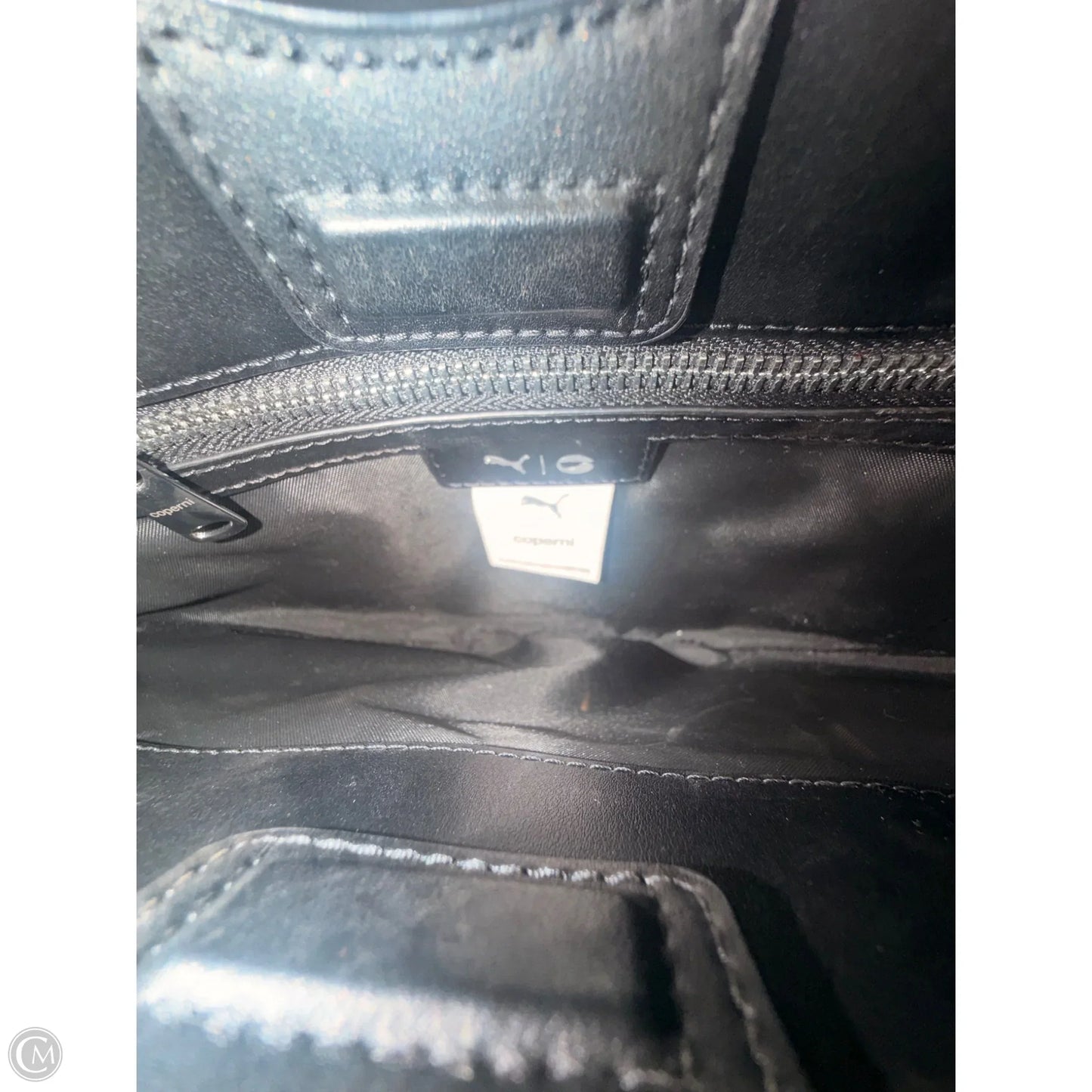 Handbag Leather By Puma, Size: Medium
