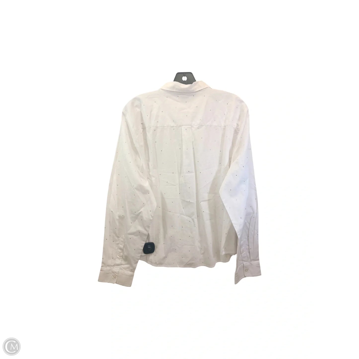 Top Long Sleeve By J. Crew In White, Size: Xl