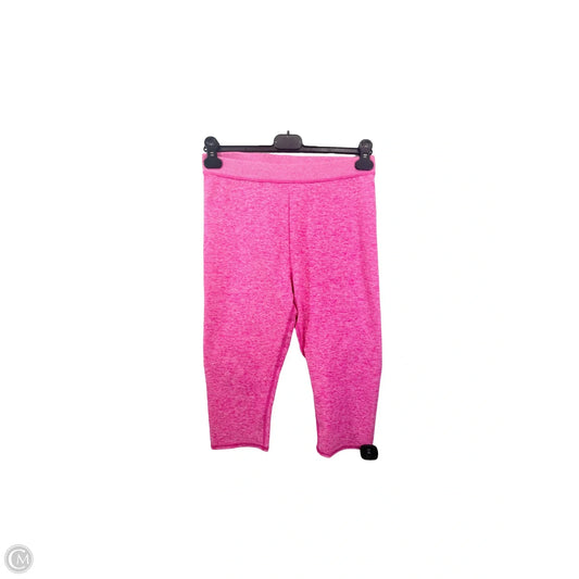 Athletic Leggings Capris By Alo In Pink, Size: L