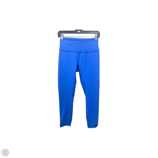 Athletic Leggings By Lululemon In Blue, Size: 8